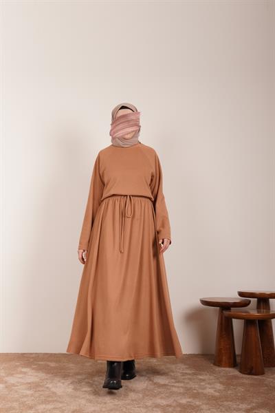 Triko Etekli Takım - Taba