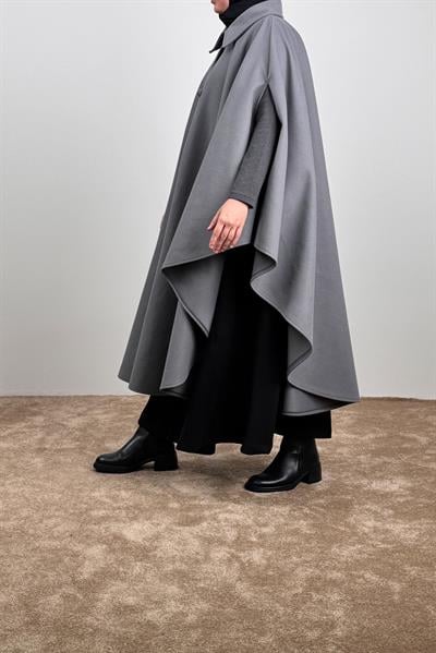 Uzun Kaşe Panço - Gri