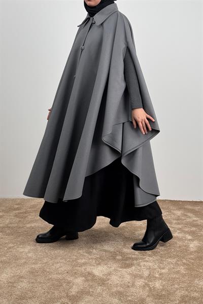 Uzun Kaşe Panço - Gri