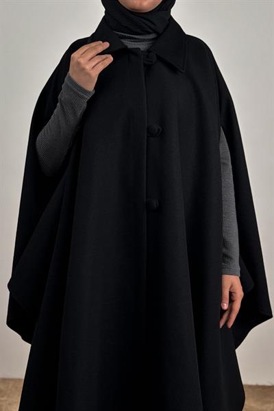 Uzun Kaşe Panço - Siyah