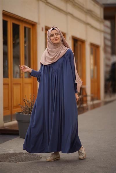 Visal Elbise - İndigo mavi