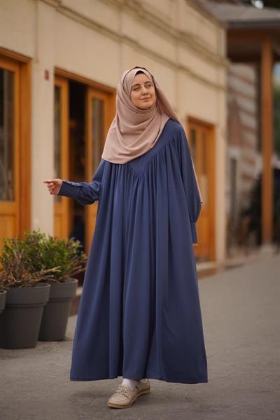 Visal Elbise - İndigo mavi