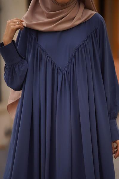 Visal Elbise - İndigo mavi