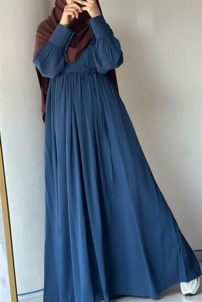 Visal Elbise - İndigo mavi