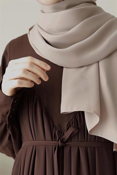 Visal Elbise - Kahve