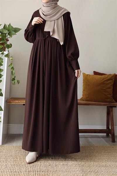 Visal Elbise - Kahve