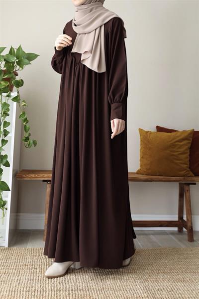 Visal Elbise - Kahve