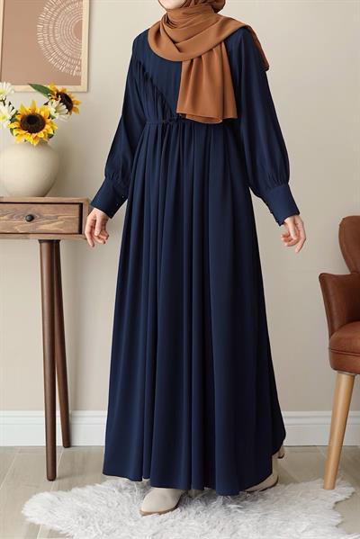 Visal Elbise - Lacivert