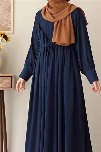 Visal Elbise - Lacivert