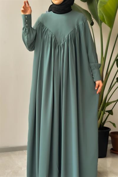 Visal Elbise - Mint yeşil