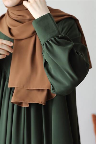 Visal Elbise - Zümrüt yeşil