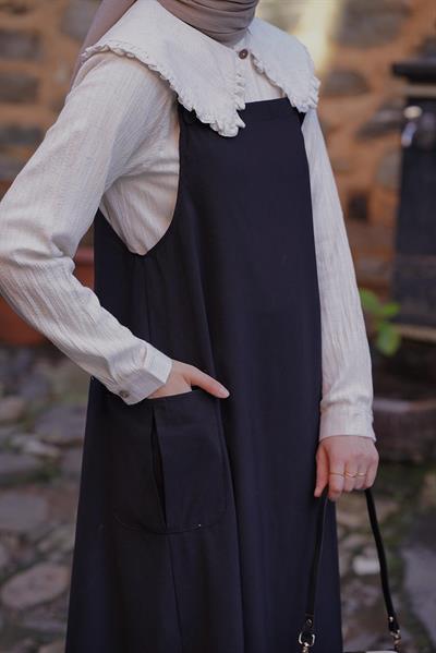 Yakalı Gömlek - Bej