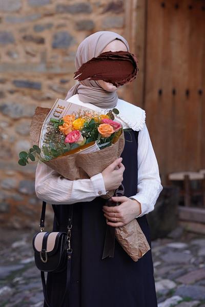 Yakalı Gömlek - Bej