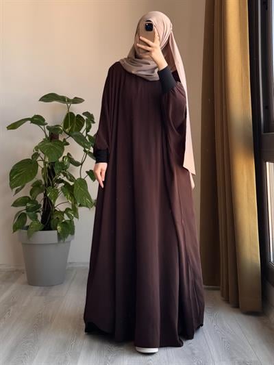 Yarasa Kol Elbise/Ferce - Acı kahve