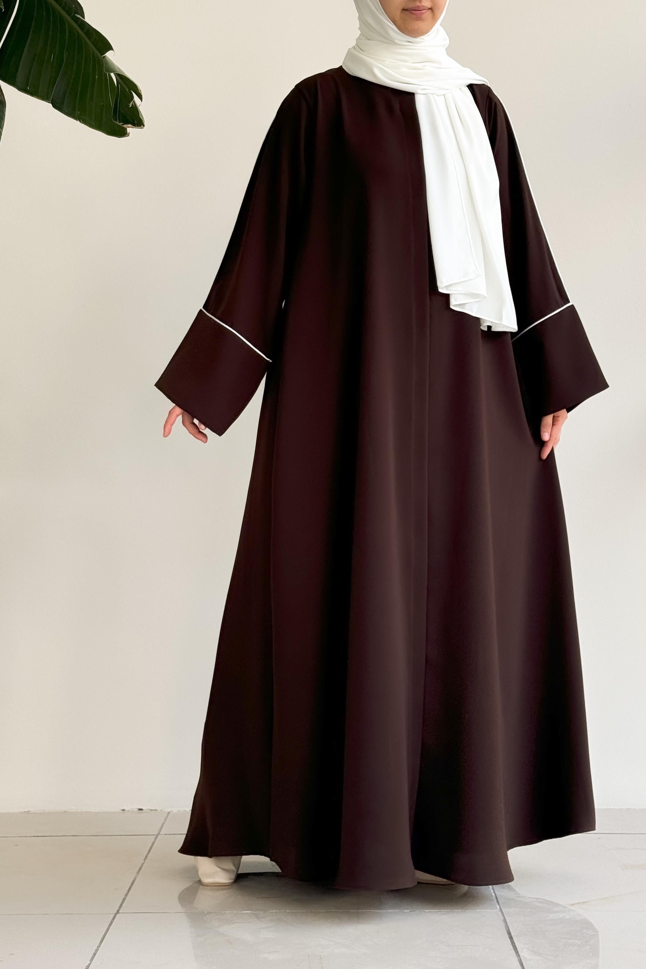 Biyeli Abaya - Acı kahve · 4