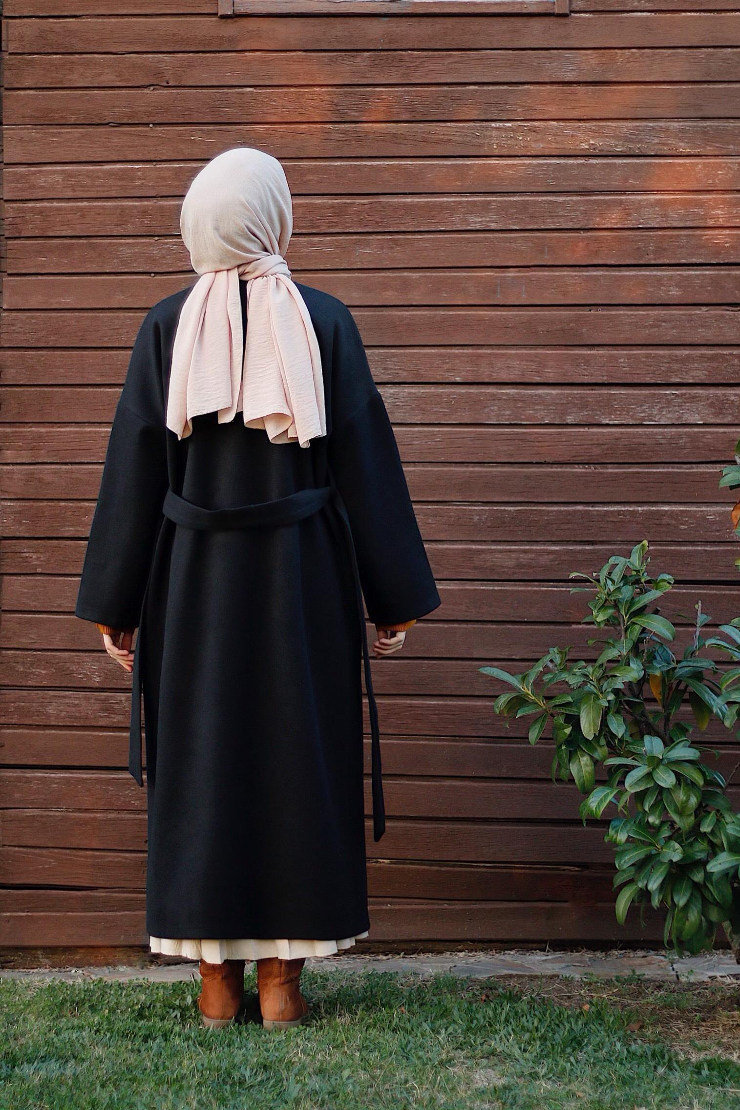 Kaşe Ceket - Siyah · 6