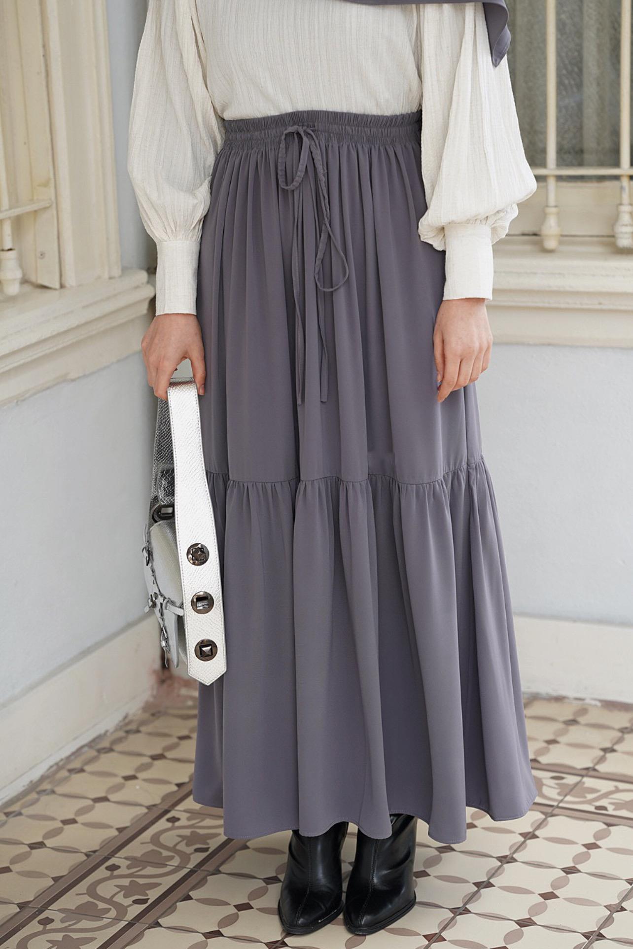 Katlı Etek - Gri · 3