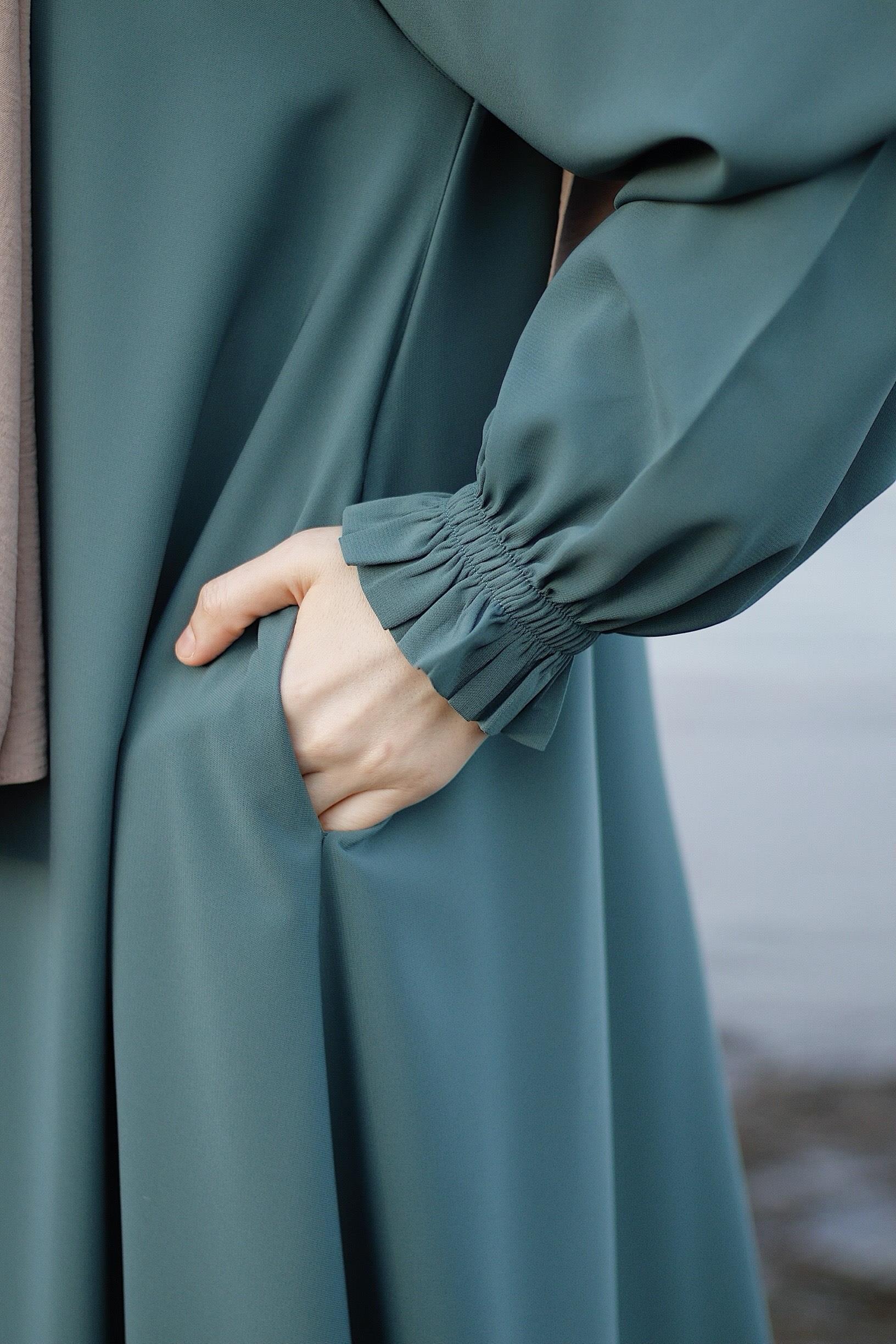 Mahinur Elbise - Mint yeşil · 2