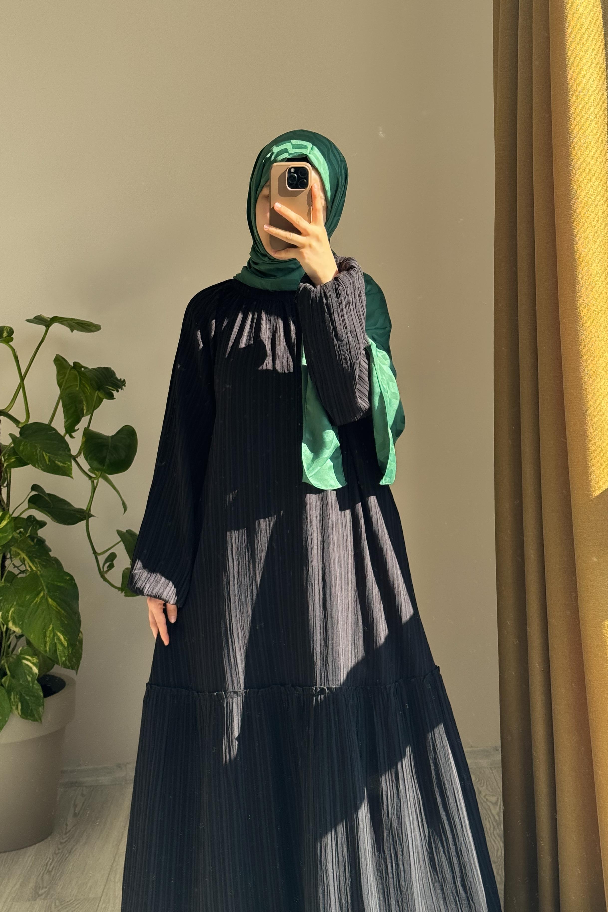 Pamuklu Elbise - Siyah · 6