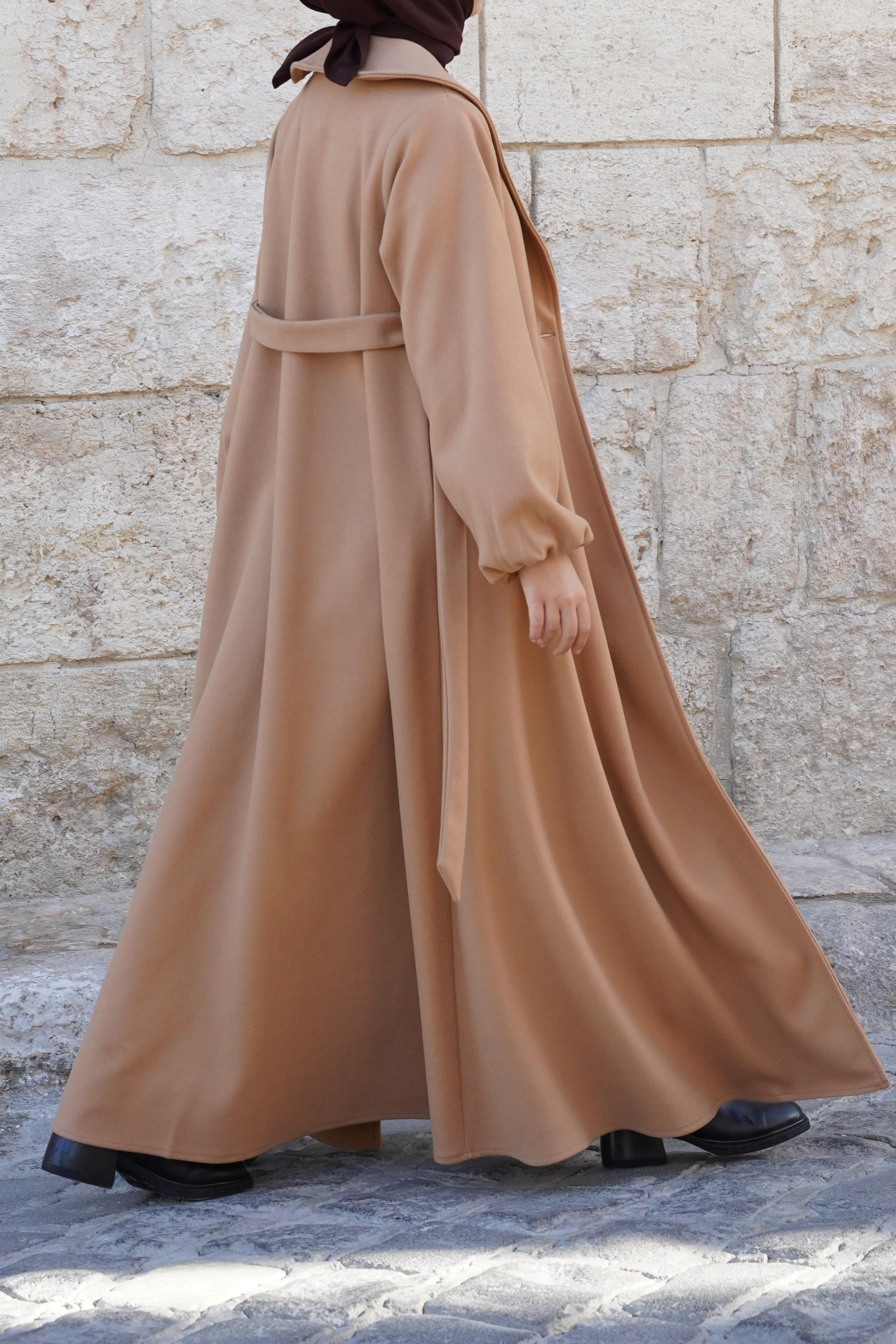 Şal Yaka Kaban - Sütlü kahve · 4