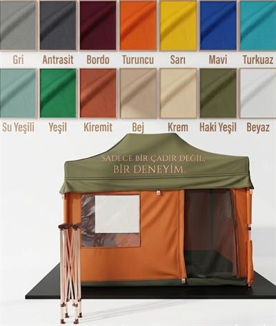 Çadır Dünyası 2x3 m Profesyonel Portatif Çadır - Her Araç Bagajına Uygun