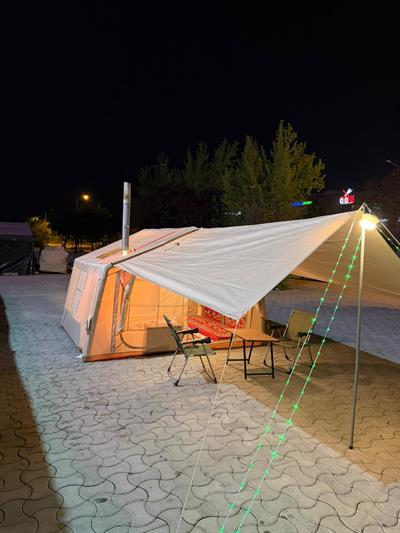 Çadır Dünyası Aile Kamp Çadırı 3x2.5 Metre - 220 cm Yükseklik - Çift Kapılı