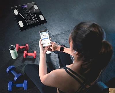 Çadır Dünyası Akıllı Bluetooth Tartı | Vücut Analizli Dijital Baskül – 180 kg Kapasite, Mobil Uygulama Uyumlu, LCD Ekranlı ve Hassas Ölçüm Sensörlü