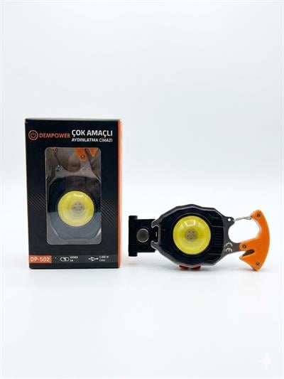 Çadır Dünyası Çok Amaçlı Kamp Lambası - Tornavida & Şişe Açacağı & Mıknatıslı Taban