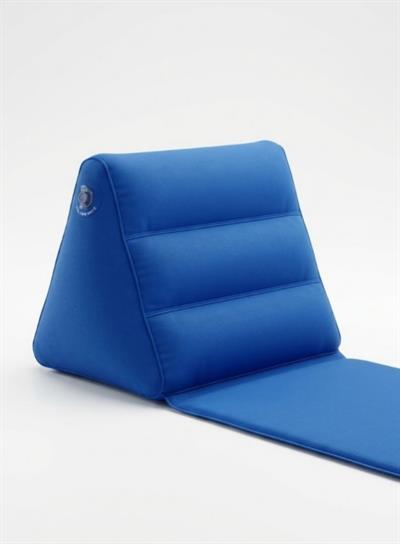 Çadır Dünyası Şişme Kamp Yastığı ve Plaj Matı Seti - Ergonomik Üçgen Sırt Destekli Katlanabilir Şezlong Yastığı