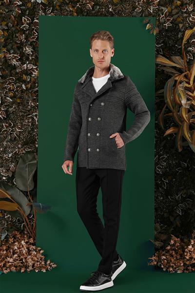 02 Slim Fit Antrasit Spor Kaban