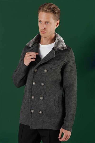 02 Slim Fit Antrasit Spor Kaban