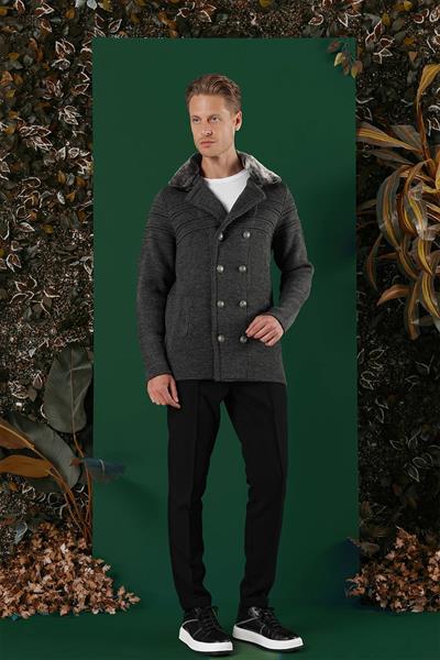 02 Slim Fit Antrasit Spor Kaban