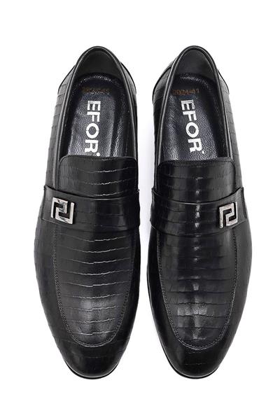 2024-6 Siyah Klasik Ayakkabı