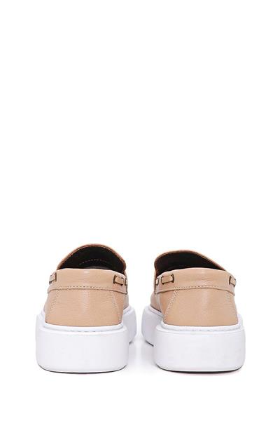 2071 Bej Klasik Ayakkabı