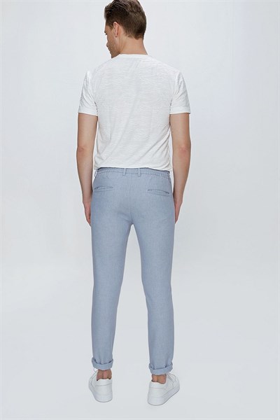 ATP 032 Slim Fit Mavi Spor Pantolon