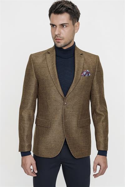 C 596 Slim Fit Tarçın Spor Ceket