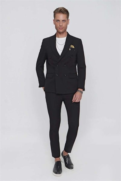 C 625 Slim Fit Siyah Spor Ceket