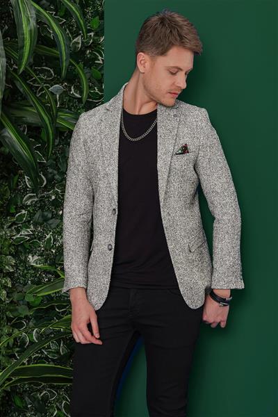 C 637 Slim Fit Siyah Spor Ceket