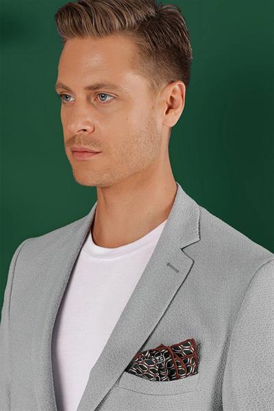 C 640 Slim Fit Gri Spor Ceket