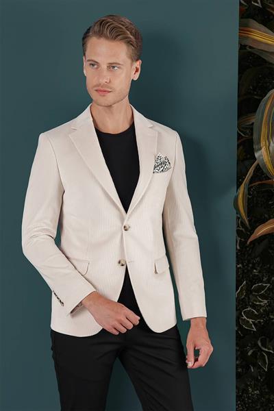 C 651 CEKET SLİM FİT TAŞ CASUAL