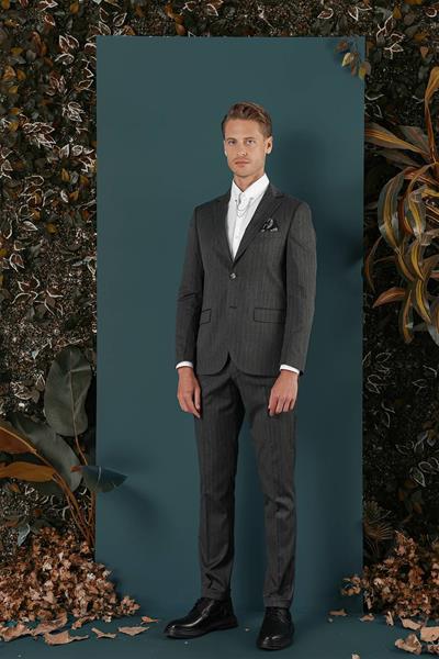 C 652 Slim Fit Füme Spor Ceket
