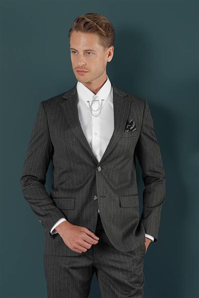 C 652 Slim Fit Füme Spor Ceket