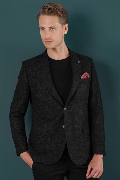 C 655 Slim Fit Siyah Spor Ceket