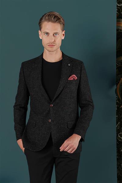 C 655 Slim Fit Siyah Spor Ceket