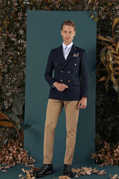 C 657 Slim Fit Lacivert Spor Ceket