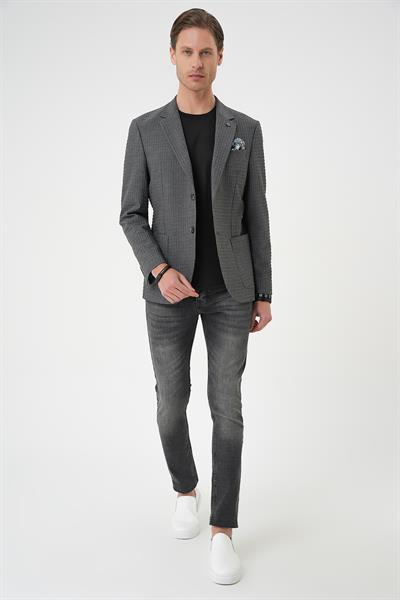 C 695 Slim Fit Antrasit Spor Ceket