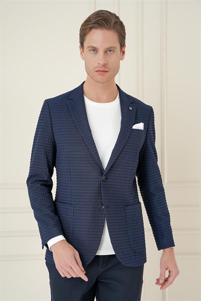 C 695 Slim Fit Lacivert Spor Ceket