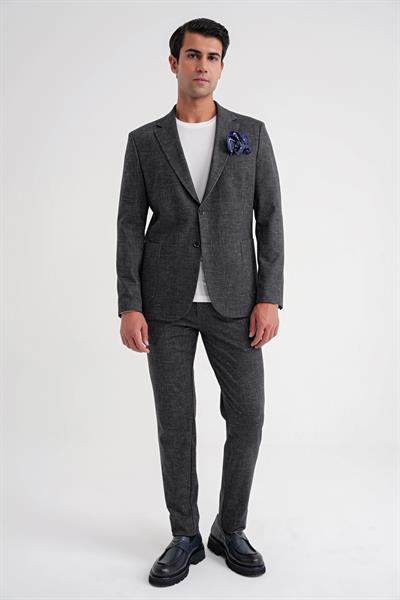 C 701 CEKET Regular Fit SİYAH-1