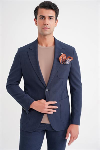 C 703 CEKET Regular Fit K.LACIVERT