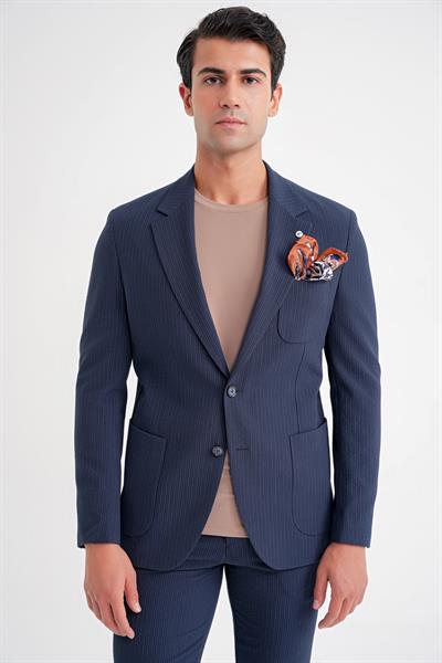 C 703 CEKET Regular Fit K.LACIVERT